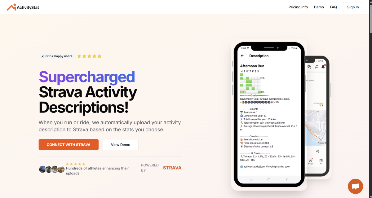 ActivityStat preview